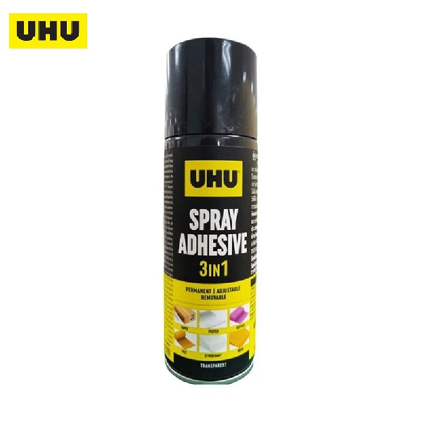 UHU กาวสเปรย์ 3 in 1 200 ml.