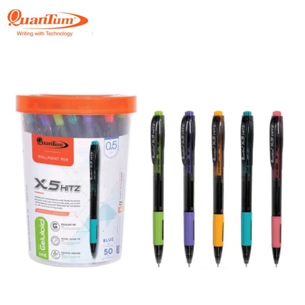 Quantum ปากกา X5 Hitz 0.5 สีน้ำเงิน