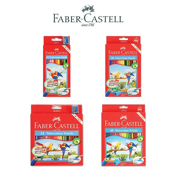 Faber Castell สีไม้ระบายน้ำ นกแก้ว