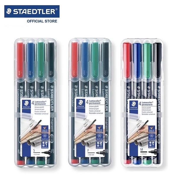 STAEDTLER ปากกาเขียนแผ่นใสลบไม่ได้