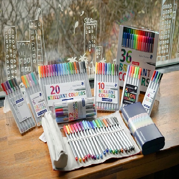 STAEDTLER ชุดปากกาหัวเข็ม รุ่น triplus fineliner