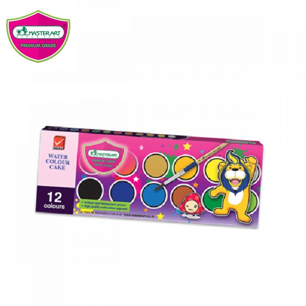 Master Art สีน้ำก้อน 12 สี