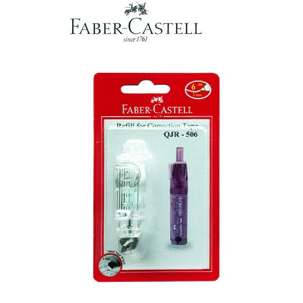 Faber-Castell รีฟิลล์เทปลบคำผิด รุ่น QJR-506 สีขาว