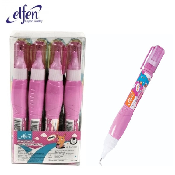 ELFEN ปากกาลบคำผิด  4 มล. รุ่น MARE (คละสี)