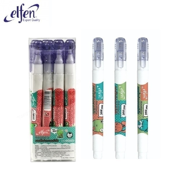 ELFEN ปากกาลบคำผิด 4 มล.รุ่น MAIMAI (คละสี)