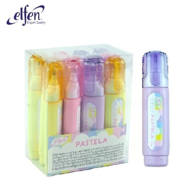 ELFEN ปากกาลบคำผิด รุ่น Pastela 4 ml.