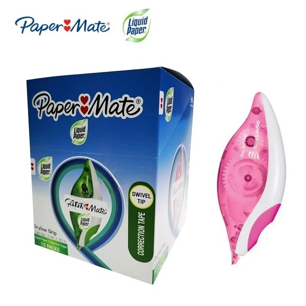 Paper Mate เทปลบคำผิด Liquid  (5 มิล x 8.5 ม.) รุ่น Dry Line Grip