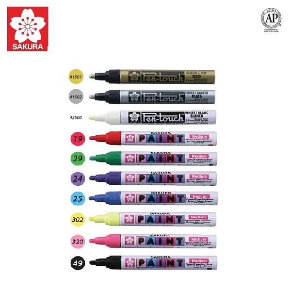 SAKURA ปากกา PEN-TOUCH MARKER 2.0 MM. XPMK-B