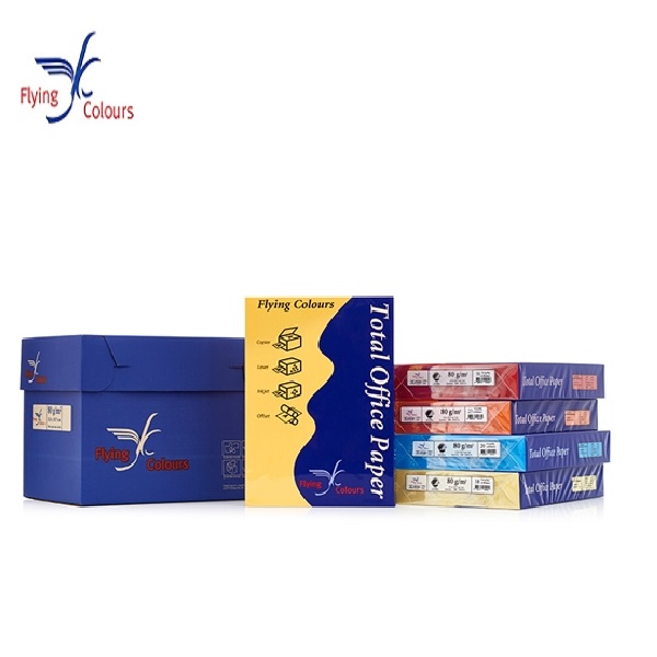 Flying ถ่ายเอกสารสี 80G A4  (แพ็ค500แผ่น)