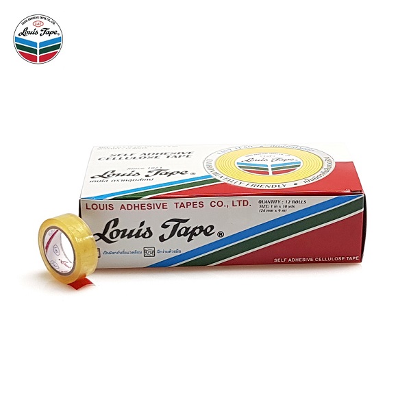 Louis เทปใส 1/2 นิ้ว x 3 หลา (แพ็ค24ม้วน)