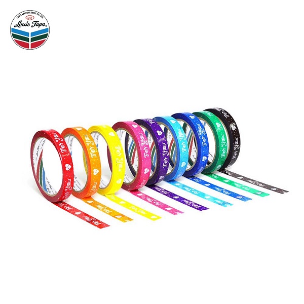 Louis เทปพิมพ์ลาย Thank YOU 15 มม.x 45 หลา (1แถม1)