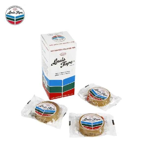 Louis เทปใส 3/4 นิ้ว x 36 หลา แกนใหญ่ (แพ็ค8ม้วน)