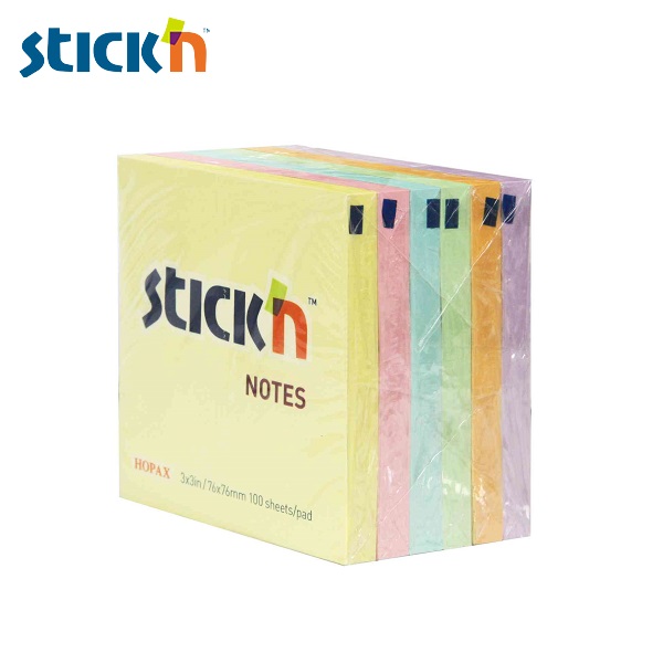 สติก เอ็น กระดาษโน้ต 3″x3″ (1x6) EP-3030