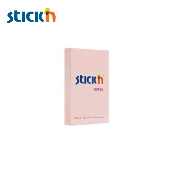 สติก เอ็น กระดาษโน้ต STICKN 3″x2″ 21145 ชมพู (1x12)