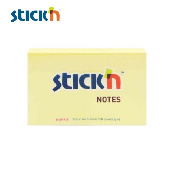 สติก เอ็น กระดาษโน้ต  3″x5″ 21009 เหลือง