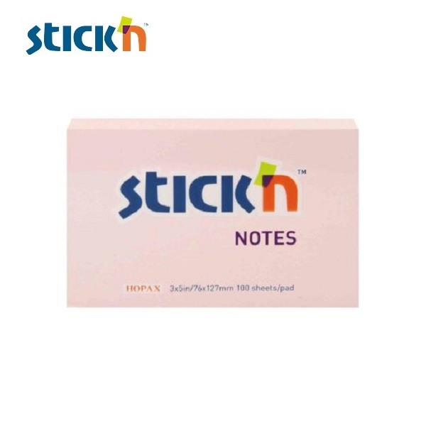 สติก เอ็น กระดาษโน้ต  3″x5″ 21154 ชมพู