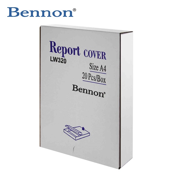 BENNON แฟ้มเจาะปกใส  A4 LW320