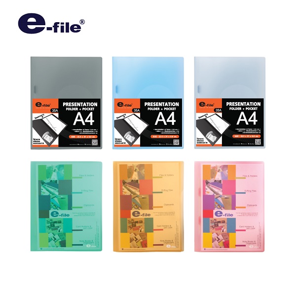 e-file แฟ้มเสนองาน ปกสอด 35A