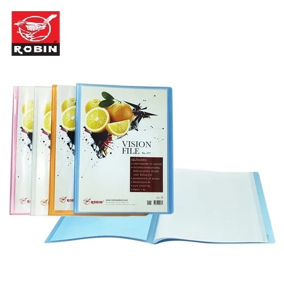ROBIN แฟ้มโชว์เอกสาร 20 ไส้ No.177