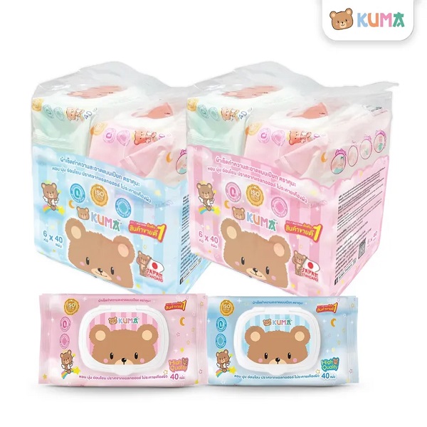 KUMA กระดาษทิชชู เปียก 40 แผ่น