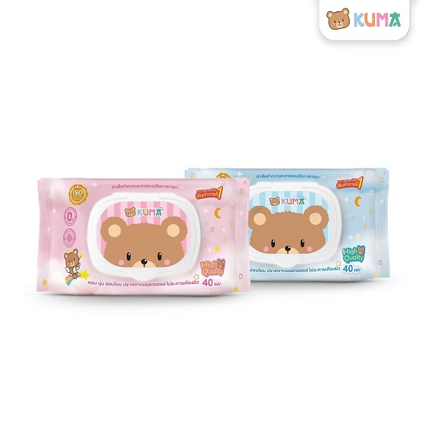 KUMA กระดาษทิชชู เปียก 40 แผ่น