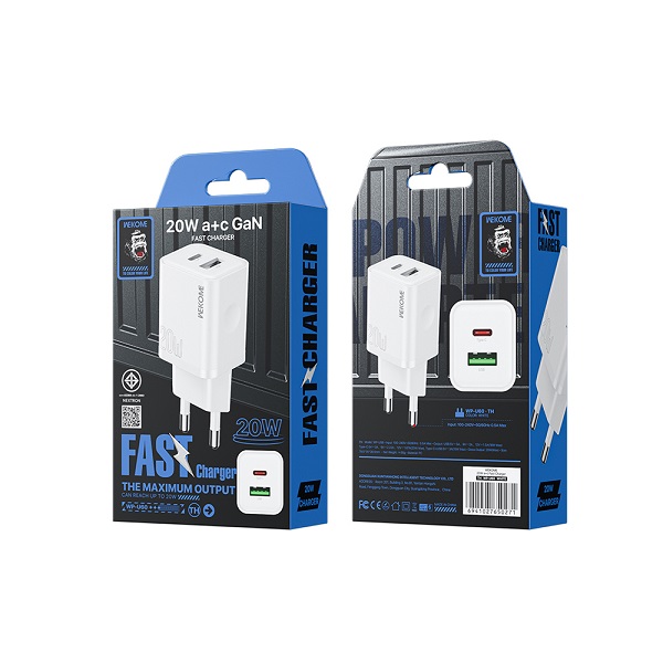 Remax หัวชาร์จ No.WP-U60 สีขาว