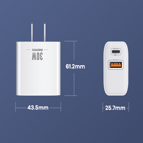 Remax USB Charger 30W PD Fast No. RP-U82 ขาว (แพ็ค1อัน)