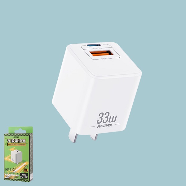 Remax USB Charger 33W PD Fast No. RP-U26 ขาว