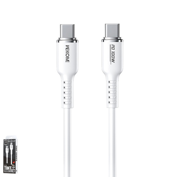 Remax สายชาร์จ สีขาว รุ่น WDC-11 Type-C to Type-C