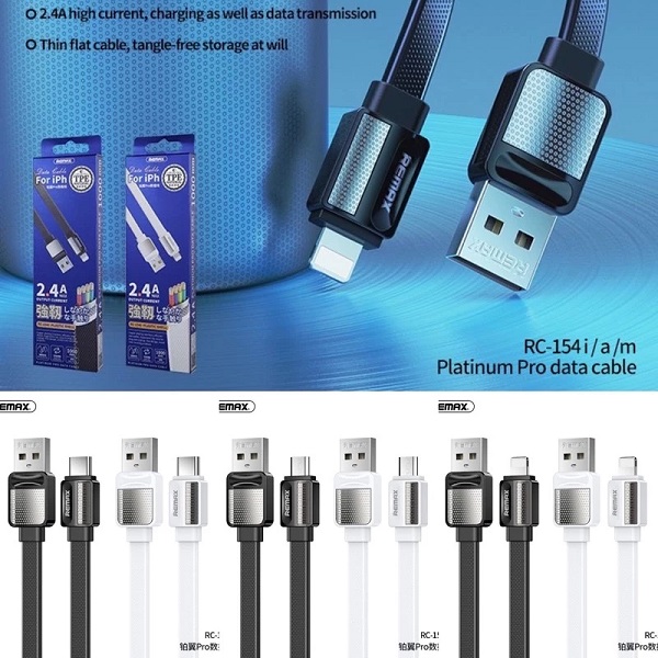 Remax สายชาร์จ For Micro USB No.RC-154 M.