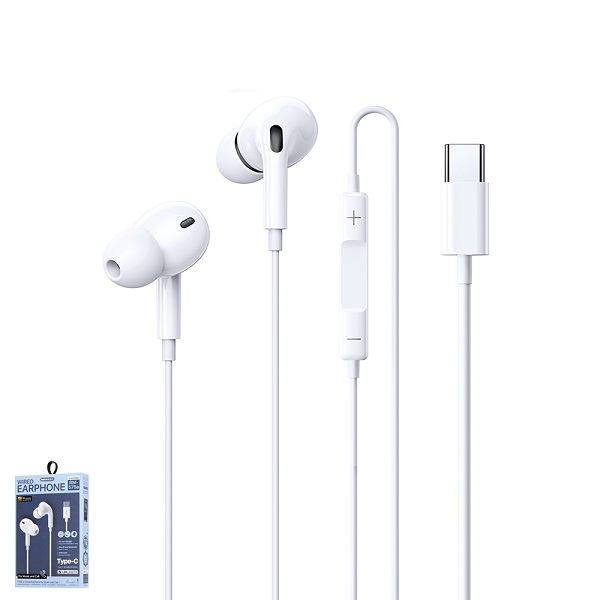 Remax หูฟัง สีขาว RC-575A Type c