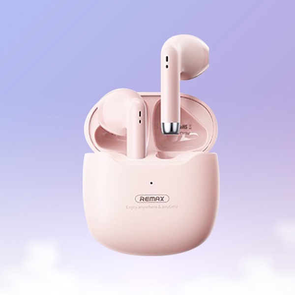 Remax หูฟังบลูทูธ No.BT/TWS-19 ชมพู