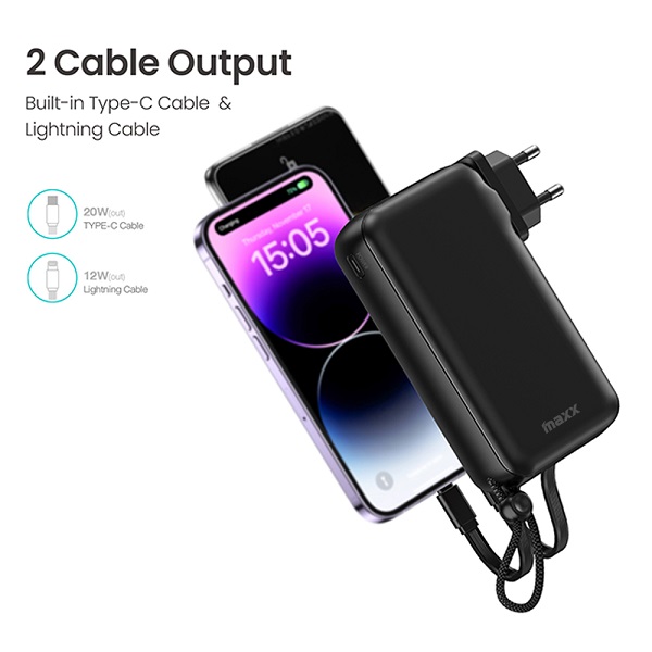 Remax แบตสำรอง Power Bank 20000mAh W2047