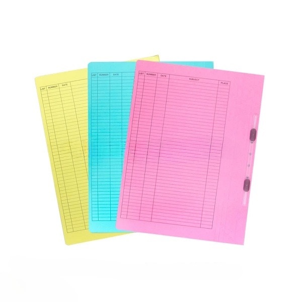 ขวาน แฟ้มเจาะ 500G F4 ลิ้นพลาสติก