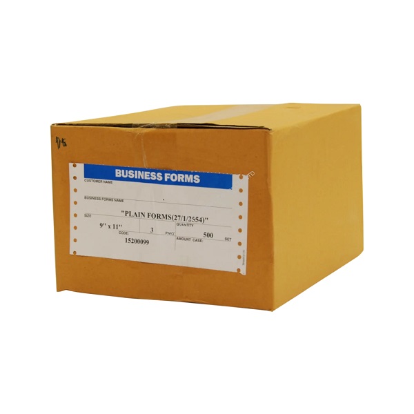 ขวาน กระดาษต่อเนื่อง ขนาด 9 x 11 นิ้ว 3 ชั้น